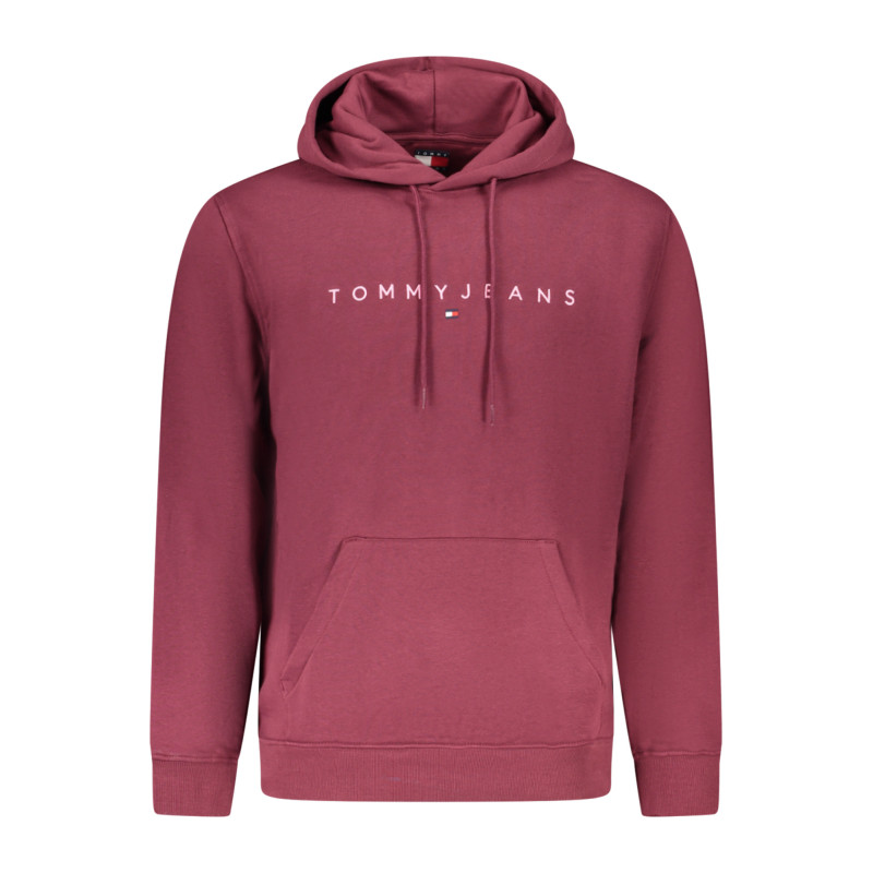 Sweat-shirt zippé rouge pour homme Tommy Hilfiger