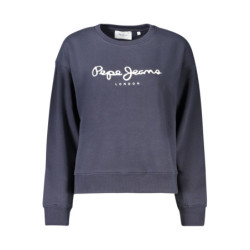 SUDADERA AZUL CON CREMALLERA DE MUJER PEPE JEANS