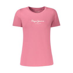 PEPE JEANS T-SHIRT MANICHE LUNGHE DONNA ROSA