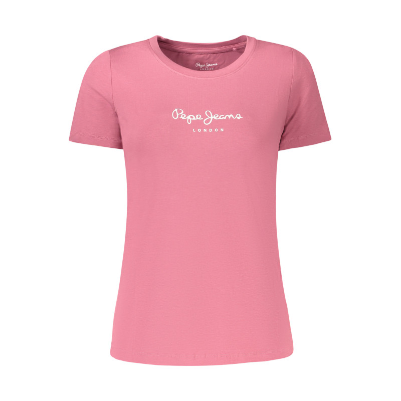T-SHIRT ROSE À MANCHES LONGUES PEPE JEANS POUR FEMME