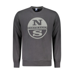 SUDADERA NEGRA CON CREMALLERA NORTH SAILS PARA HOMBRE