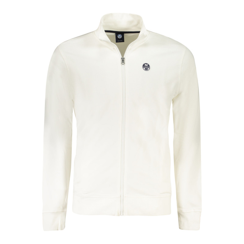 NORTH SAILS FELPA CON ZIP UOMO BIANCO