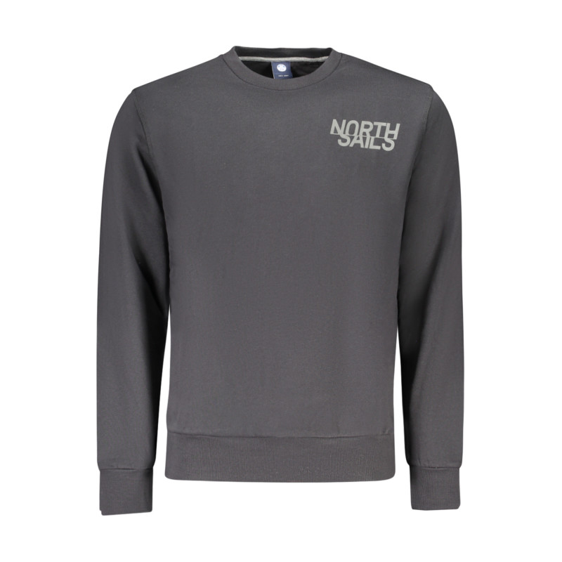 NORTH SAILS MEN'S BLACK ZIP-UP SWEATSHIRT