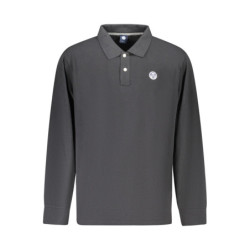 NORTH SAILS POLO MANICHE LUNGHE UOMO NERO