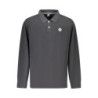 NORTH SAILS MEN'S LONG-SLEEVED POLO SHIRT, BLACK