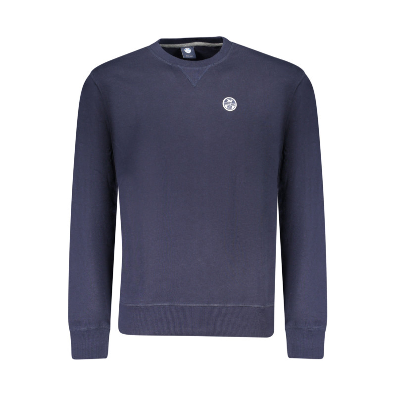 NORTH SAILS MEN'S BLUE ZIP-UP SWEATSHIRT