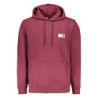 Sweat-shirt zippé rouge Tommy Hilfiger pour homme