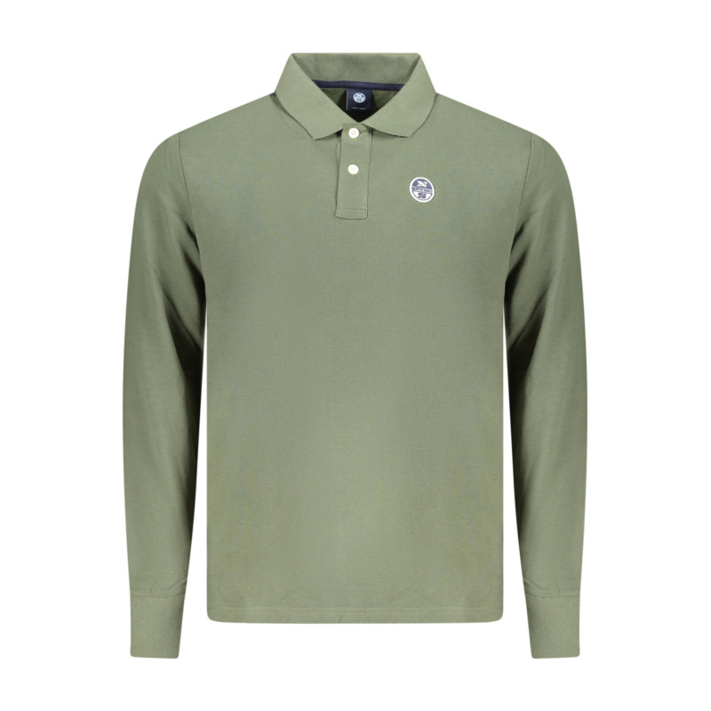 POLO DE MANGA LARGA PARA HOMBRE NORTH SAILS, VERDE