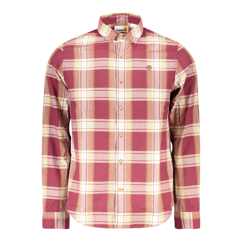 CAMISA DE MANGA LARGA PARA HOMBRE TIMBERLAND, ROJA