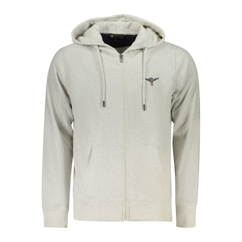 SUDADERA GRIS CON CREMALLERA PARA HOMBRE DE LA ACADEMIA MILITAR