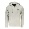 MILITARY ACADEMY MEN'S GRAY ZIP-UP SWEATSHIRT