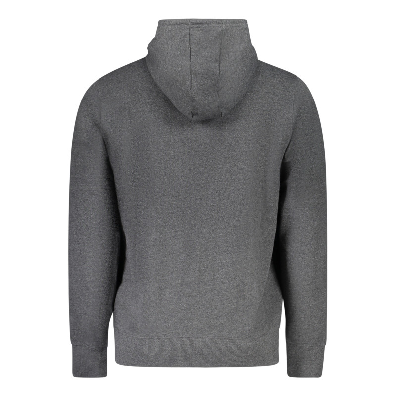 SWEAT-SHIRT GRIS À FERMETURE ÉCLAIR POUR HOMMES DE L'ACADÉMIE MILITAIRE