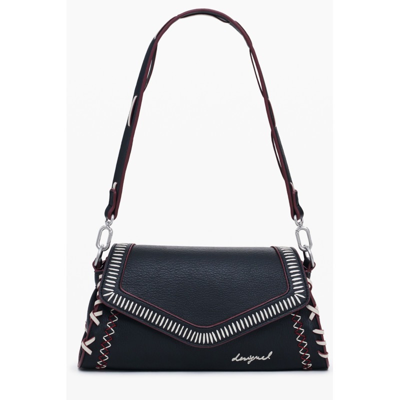 BOLSO NEGRO DE MUJER DESIGUAL