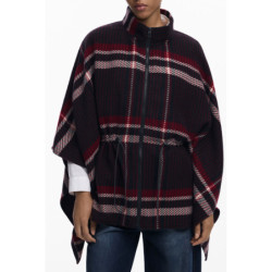 DESIGUAL PONCHO DONNA NERO