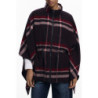 PONCHO DESIGUAL FEMME NOIR