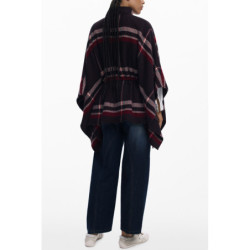 DESIGUAL PONCHO DONNA NERO