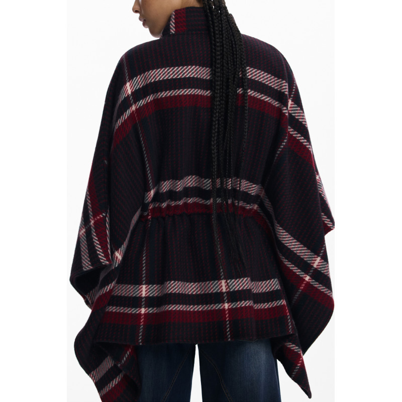 DESIGUAL PONCHO DONNA NERO