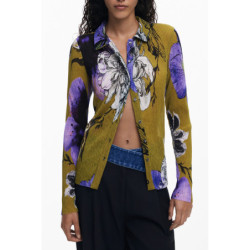 CHEMISE À MANCHES LONGUES POUR FEMME DESIGUAL, VERTE