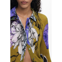DESIGUAL CAMICIA MANICHE LUNGHE DONNA VERDE
