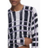 DESIGUAL WEISSER PULLOVER FÜR DAMEN
