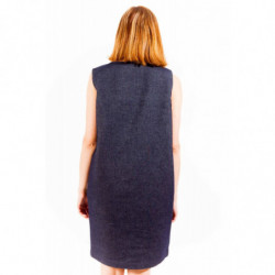 LOVE MOSCHINO VESTIDO CORTO MUJER AZUL