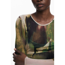 DESIGUAL DAMEN LANGES KLEID GRÜN