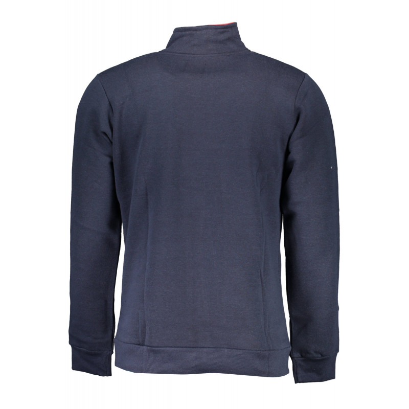 GIAN MARCO VENTURI HERREN SWEATSHIRT BLAU MIT REISSVERSCHLUSS