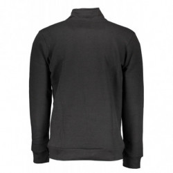 GIAN MARCO VENTURI HERREN SWEATSHIRT SCHWARZ MIT REISSVERSCHLUSS