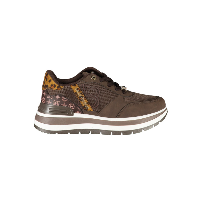 LAURA BIAGIOTTI WOMEN'S BROWN SPORTS SHOES