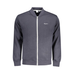 PEPE JEANS HERREN BLAUES SWEATSHIRT MIT REISSVERSCHLUSS