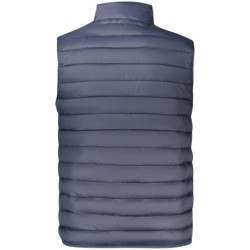 CAVALLI CLASS MEN'S BLUE SLEEVELESS JACKET