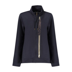 SWEAT-SHIRT FREDDY BLEU À FERMETURE ÉCLAIR POUR FEMME