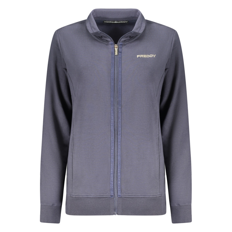 FREDDY FELPA CON ZIP DONNA BLU