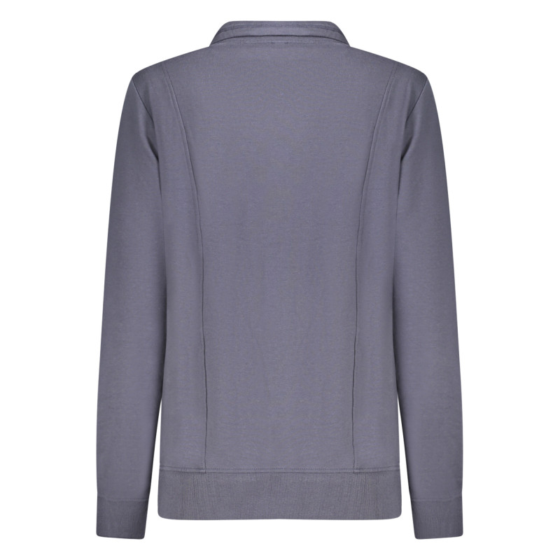 FREDDY WOMEN'S BLUE ZIP-UP SWEATSHIRT