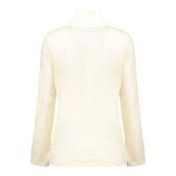 FREDDY WOMEN'S WHITE ZIP-UP SWEATSHIRT
