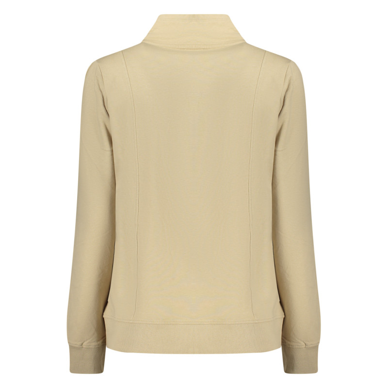 SUDADERA FREDDY BEIGE CON CREMALLERA PARA MUJER