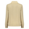 FREDDY WOMEN'S BEIGE ZIP-UP SWEATSHIRT