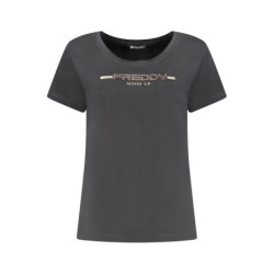 FREDDY WOMEN'S SHORT-SLEEVE T-SHIRT BLACK