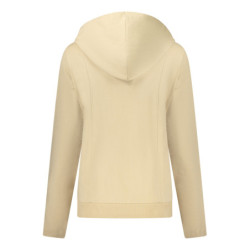 SUDADERA FREDDY BEIGE CON CREMALLERA PARA MUJER