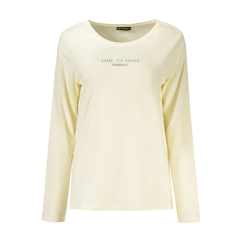 T-SHIRT FEMME À MANCHES LONGUES FREDDY BLANC