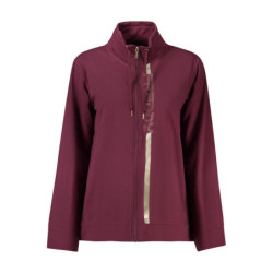 SUDADERA FREDDY MUJER MORADA CON CREMALLERA