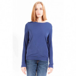 T-SHIRT MANCHES LONGUES GANT FEMME BLEU