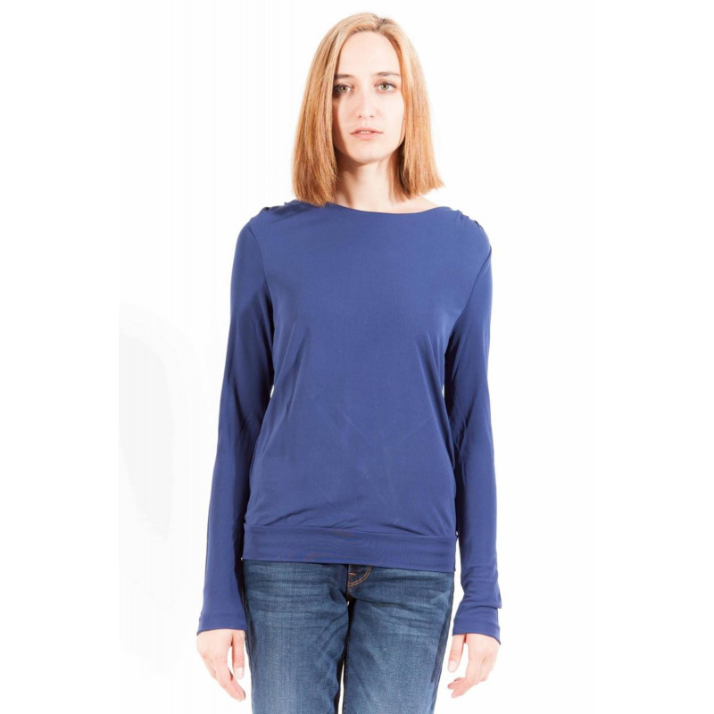 T-SHIRT MANCHES LONGUES GANT FEMME BLEU