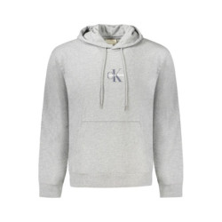 CALVIN KLEIN MEN'S GRAY ZIP-UP SWEATSHIRT