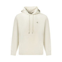 CALVIN KLEIN MEN'S ZIP-UP SWEATSHIRT, BEIGE