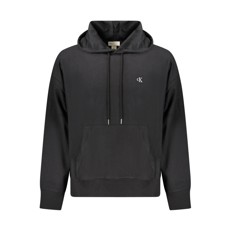 CALVIN KLEIN HERREN-SWEATSHIRT MIT REISSVERSCHLUSS SCHWARZ