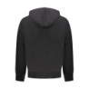 CALVIN KLEIN MEN'S BLACK ZIP-UP SWEATSHIRT