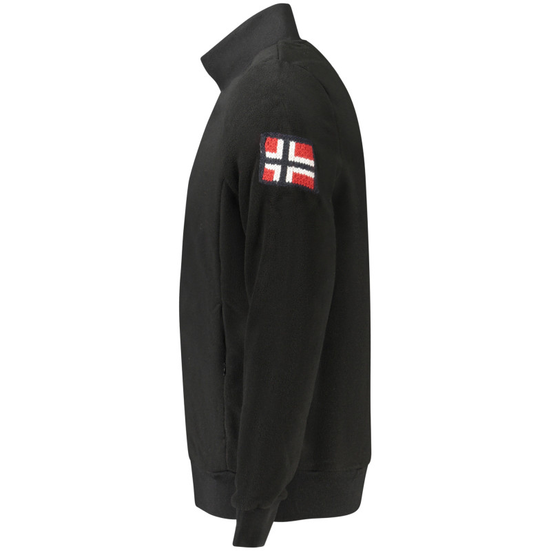 NORUEGA 1963 SUDADERA NEGRA CON CREMALLERA PARA HOMBRE