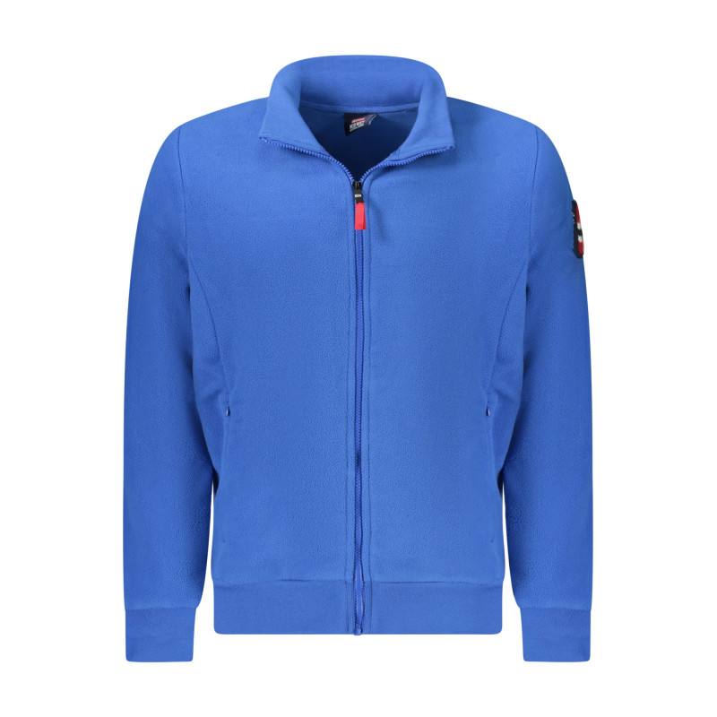 SUDADERA AZUL CON CREMALLERA PARA HOMBRE NORWAY 1963