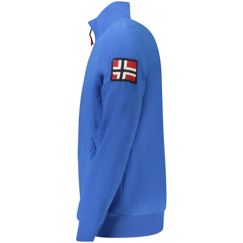 SWEAT-SHIRT ZIPPÉ BLEU POUR HOMME NORVÈGE 1963
